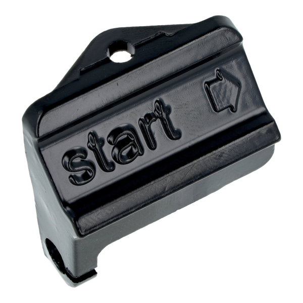 Starterzugwiderlager mit START Logo, Simson S51, S53, S70, S83, SR50, SR80, KR51/2